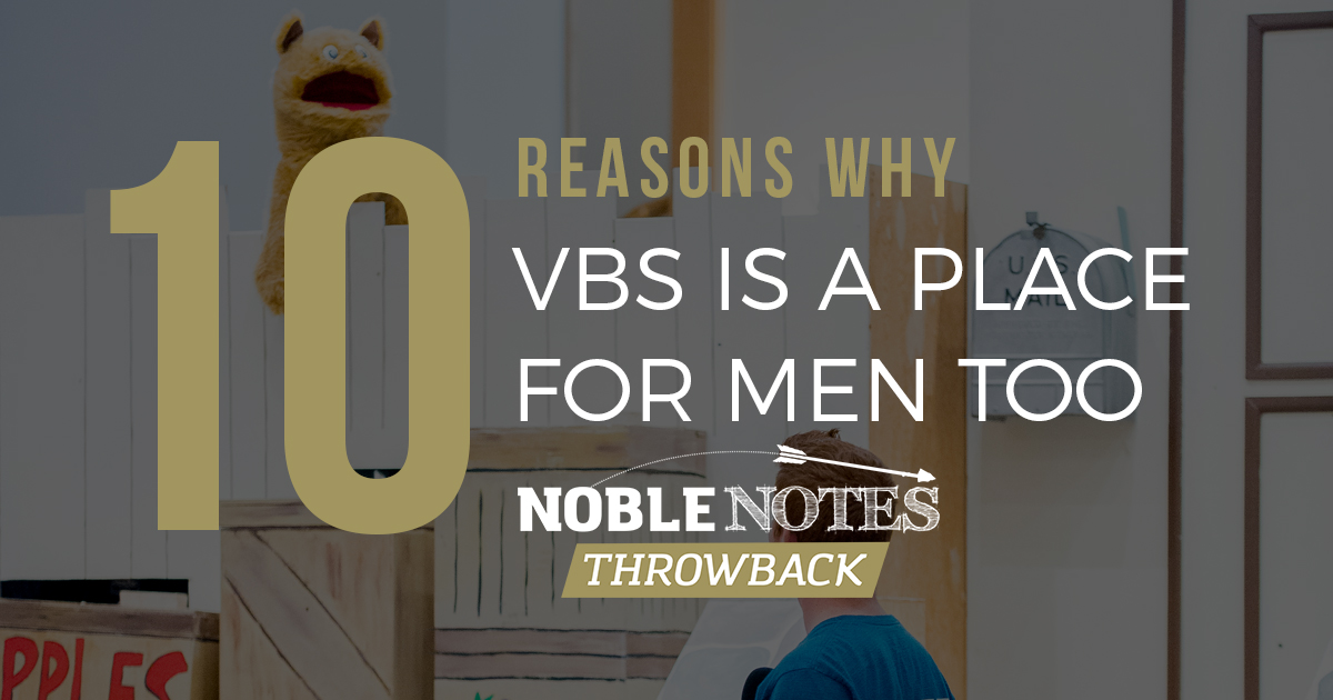 VBS is a Place for Men Too