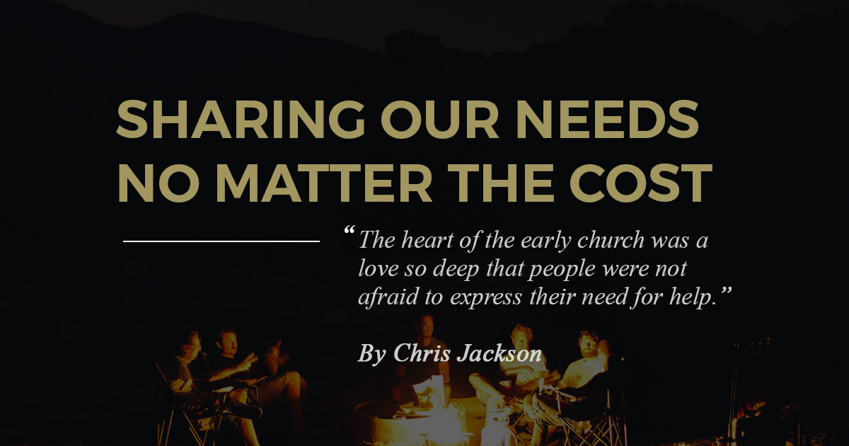 Sharing Our Needs No Matter the Cost Chris Jackson